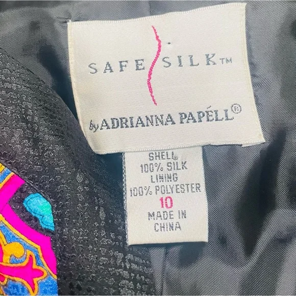 Adrianna Papell Silk Blazer - Picture 8 of 10